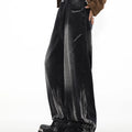 American Jeans Men's Niche Wide Leg Straight Drop Loose Tie-Dyed High Street Pants Retro Trousers