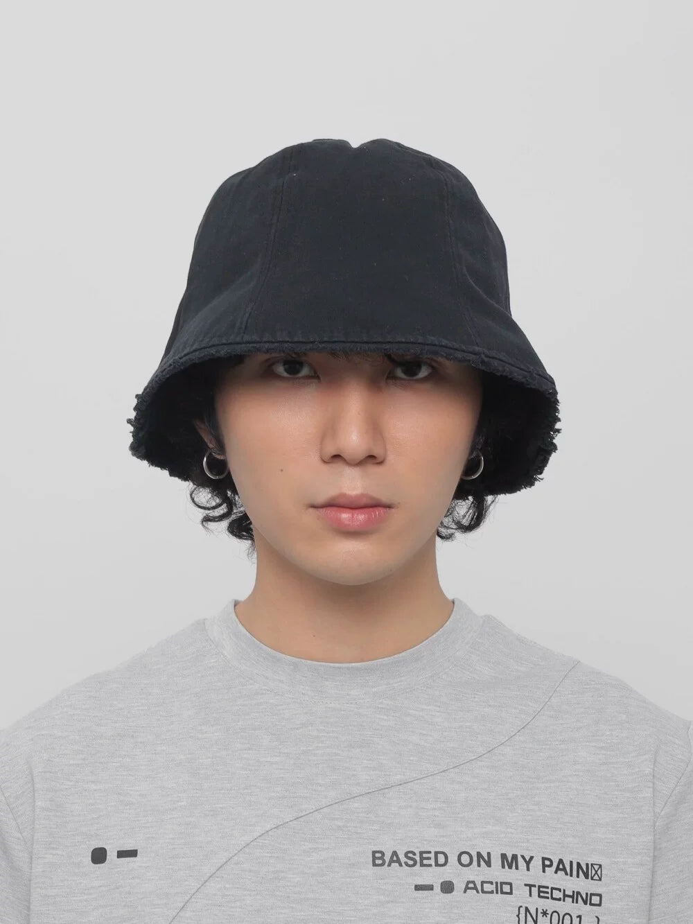 Big head circumference, small face, fisherman hat, old washed sun protection sun hat, easiest for match bucket hat, trendy