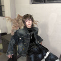 Trendy denim jacket for men - new spring/autumn collection - men's fashion high street ins design jacket sinclub6016