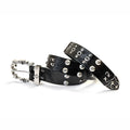 Jeans rivet belt vintage belt men's sense of designniche stylemedieval