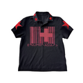 Cross Stripe Flag Embroidered Polo-sinclub26