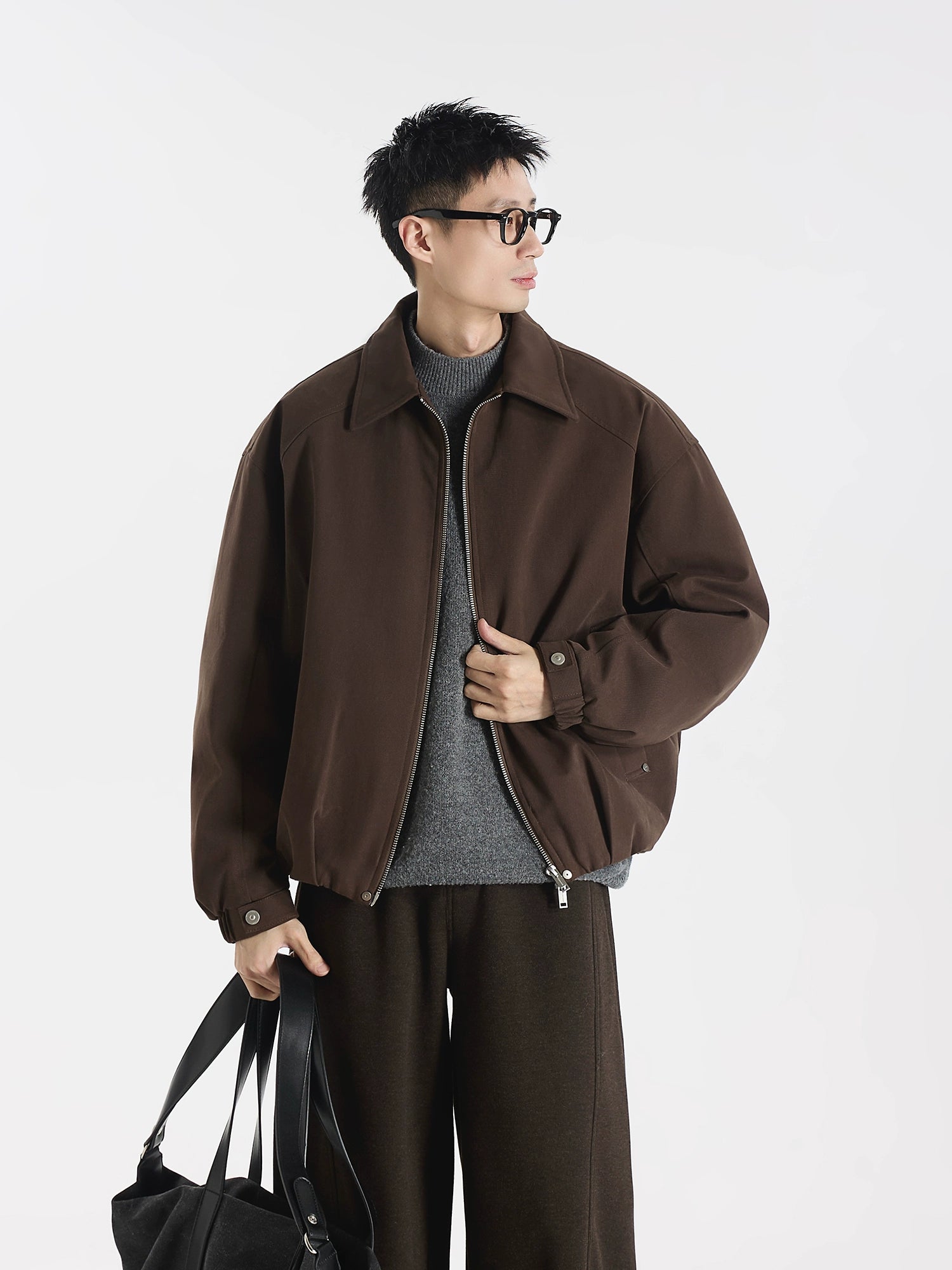 Seamless light feather 90 new national standard white duck down lapel zipper seamless pressed down jacket