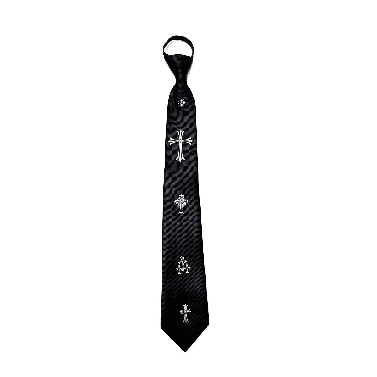 Niche design unique bow tie retro cross arrow black necktie