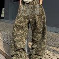 Vintage Washed Camo Trousers-sinclub79