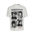 Retro band character digital direct injection cleanfit short-sleeved t-shirt SIN047