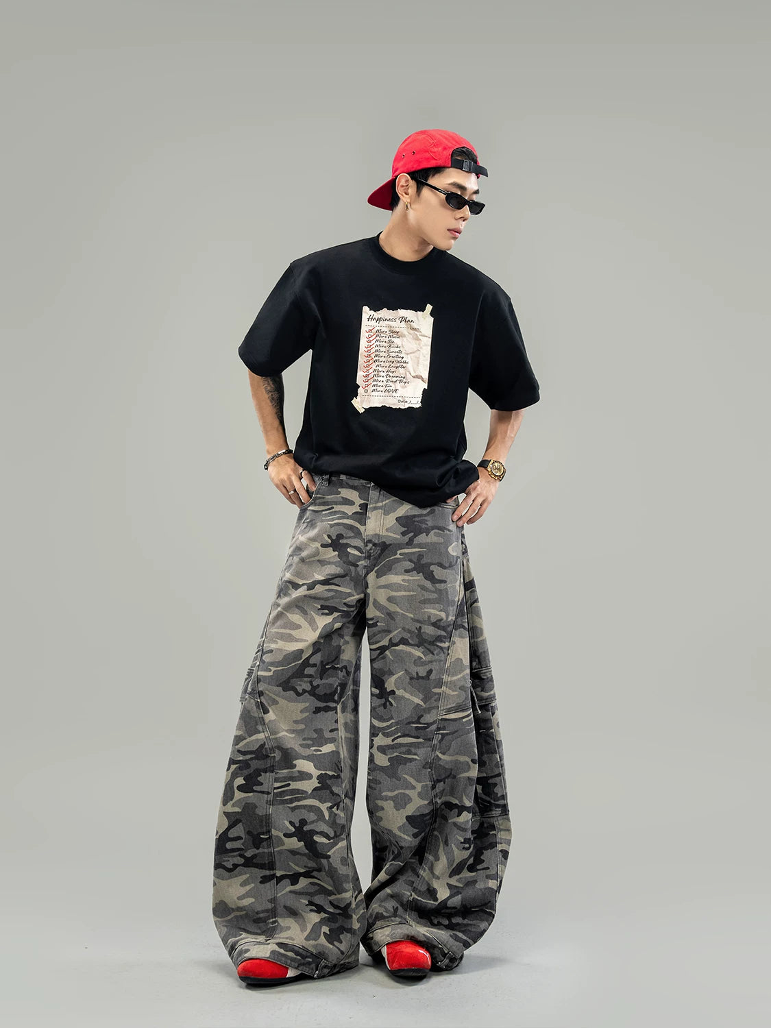 Relaxed Fit Graphic T-Shirt-sinclub13