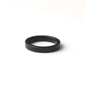 Ceramic ring men's niche design high-end plain ring black couple ring new trendy WY8016