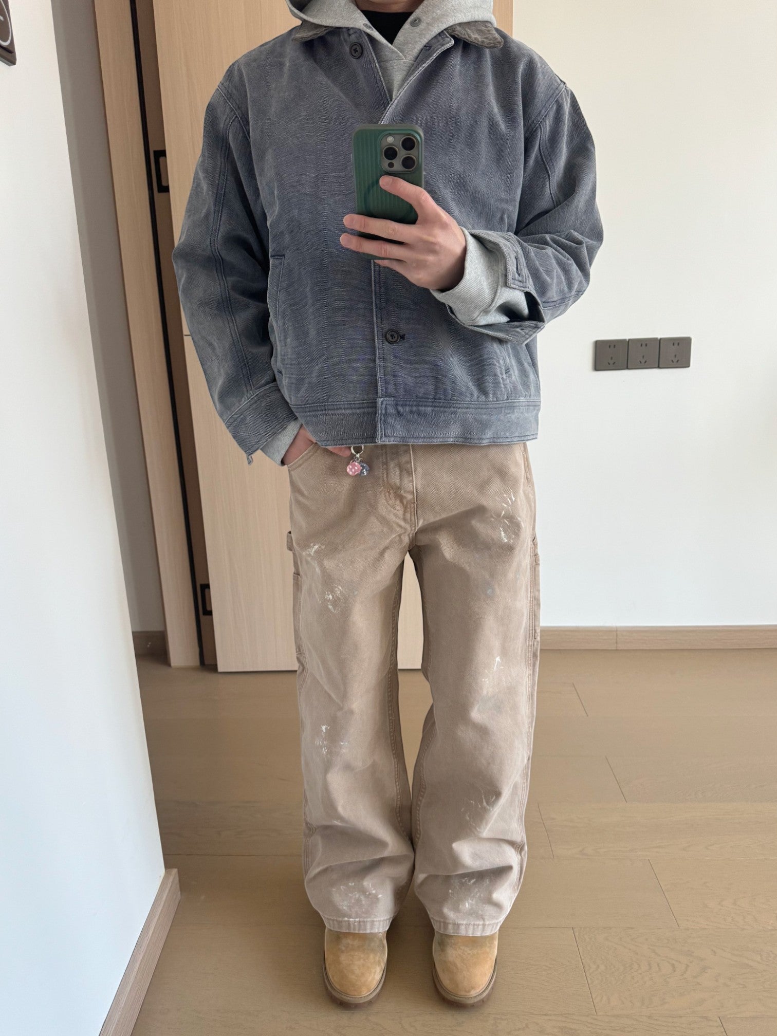 [Hermit] VINTAGE WASHED WORK PANTS ST2062