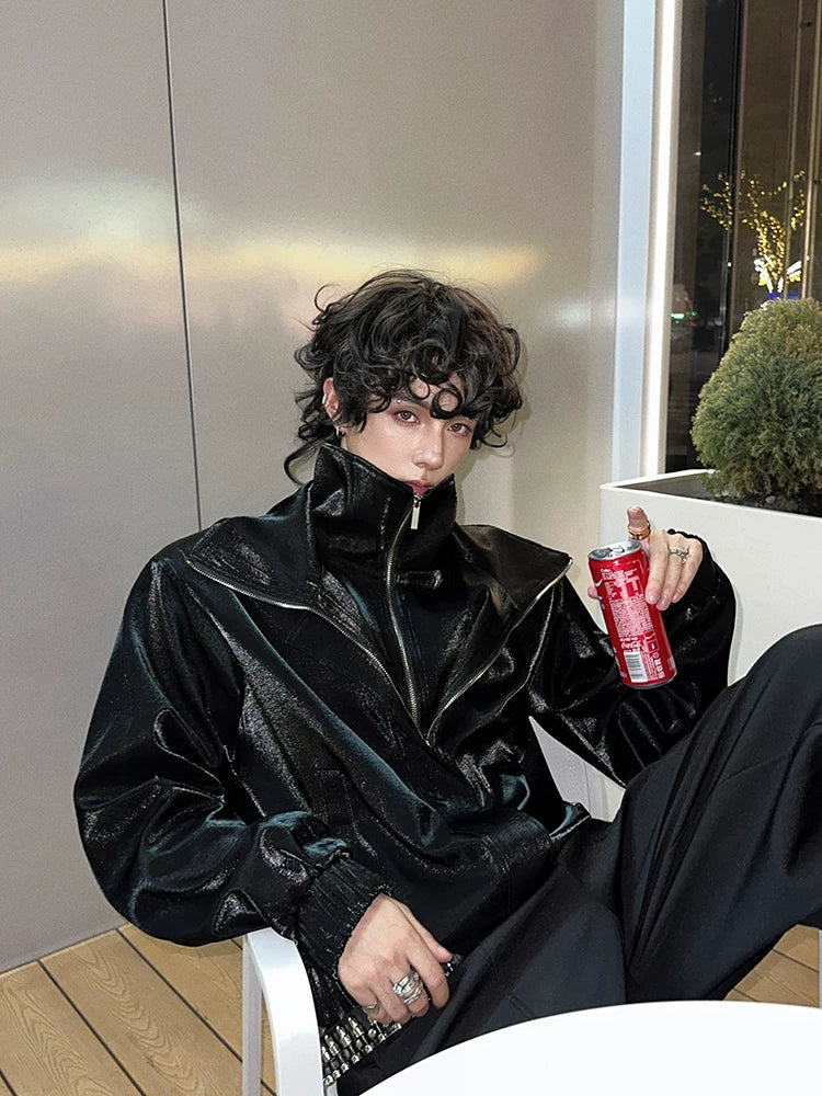 Trendy brand jacket for men - new spring/autumn collection, hong kong style, oversized, ins design, unique top/outerwear  sinclub1123