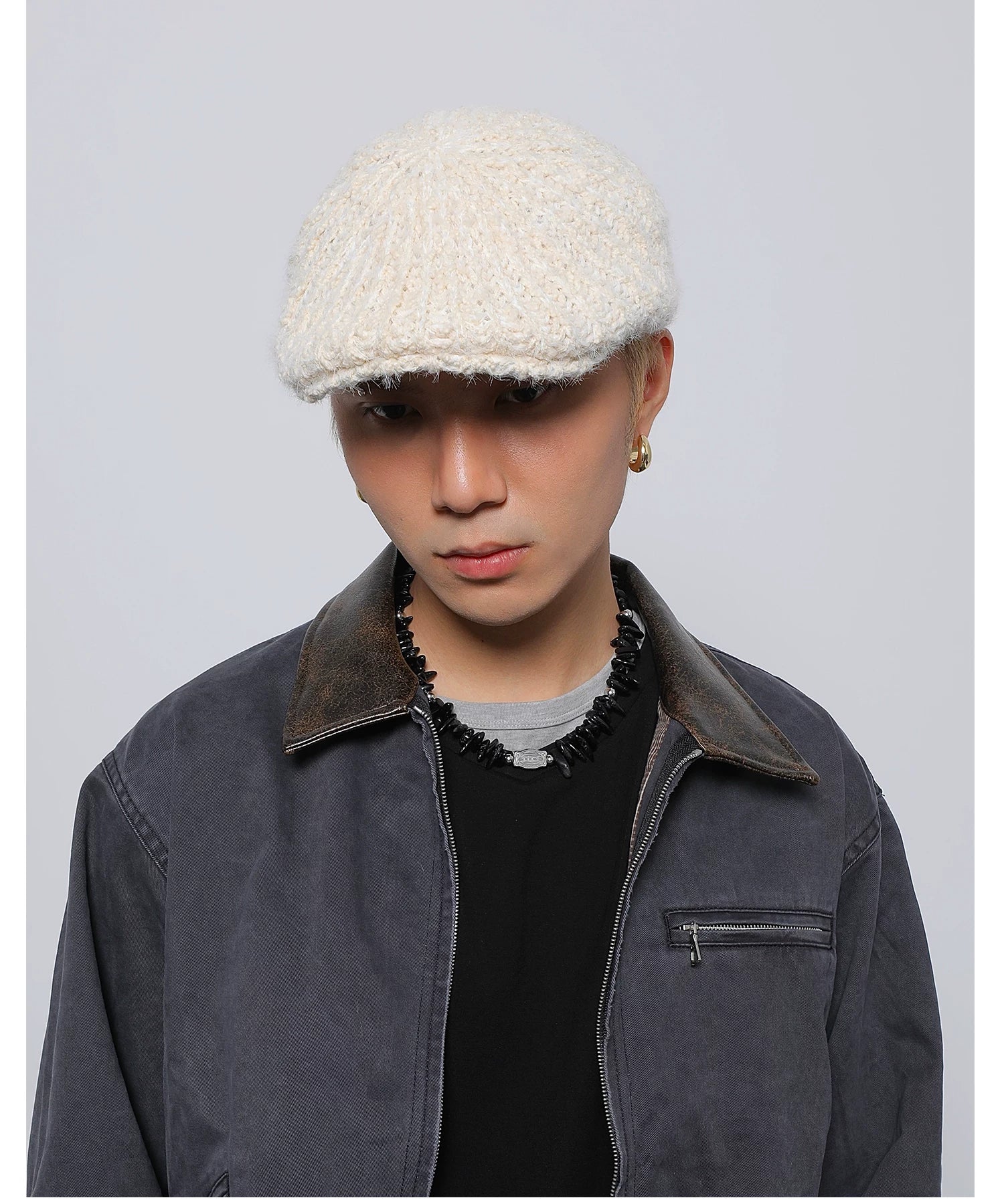 Niche styleknitting peaked capfall and winterartsyeasiest for matchforward capreverse beret