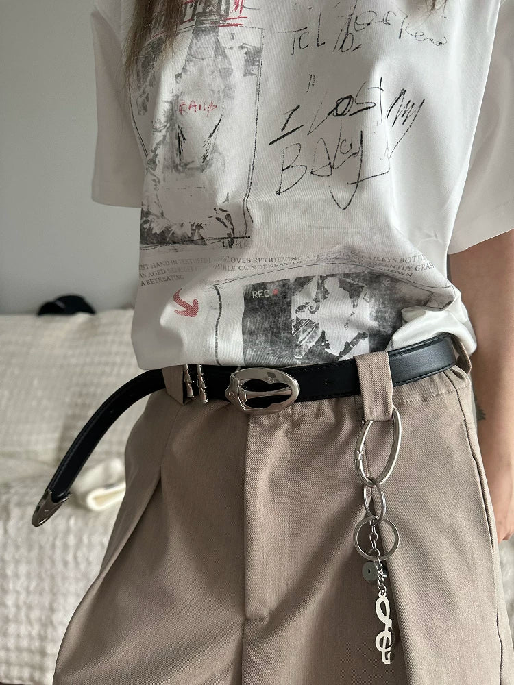 Special-shaped dragon claw buckle sense of design niche belt trousers accessories men's belt trousers belt