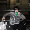 Trendy brand men's long-sleeve shirt - new spring/summer korean style casual fashionable mesh shirt sinclub1360
