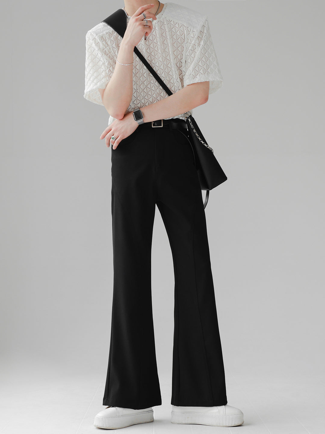 [HOHO] Flare mode pants st1177