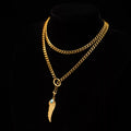 Angel wing collarbone chain WY061