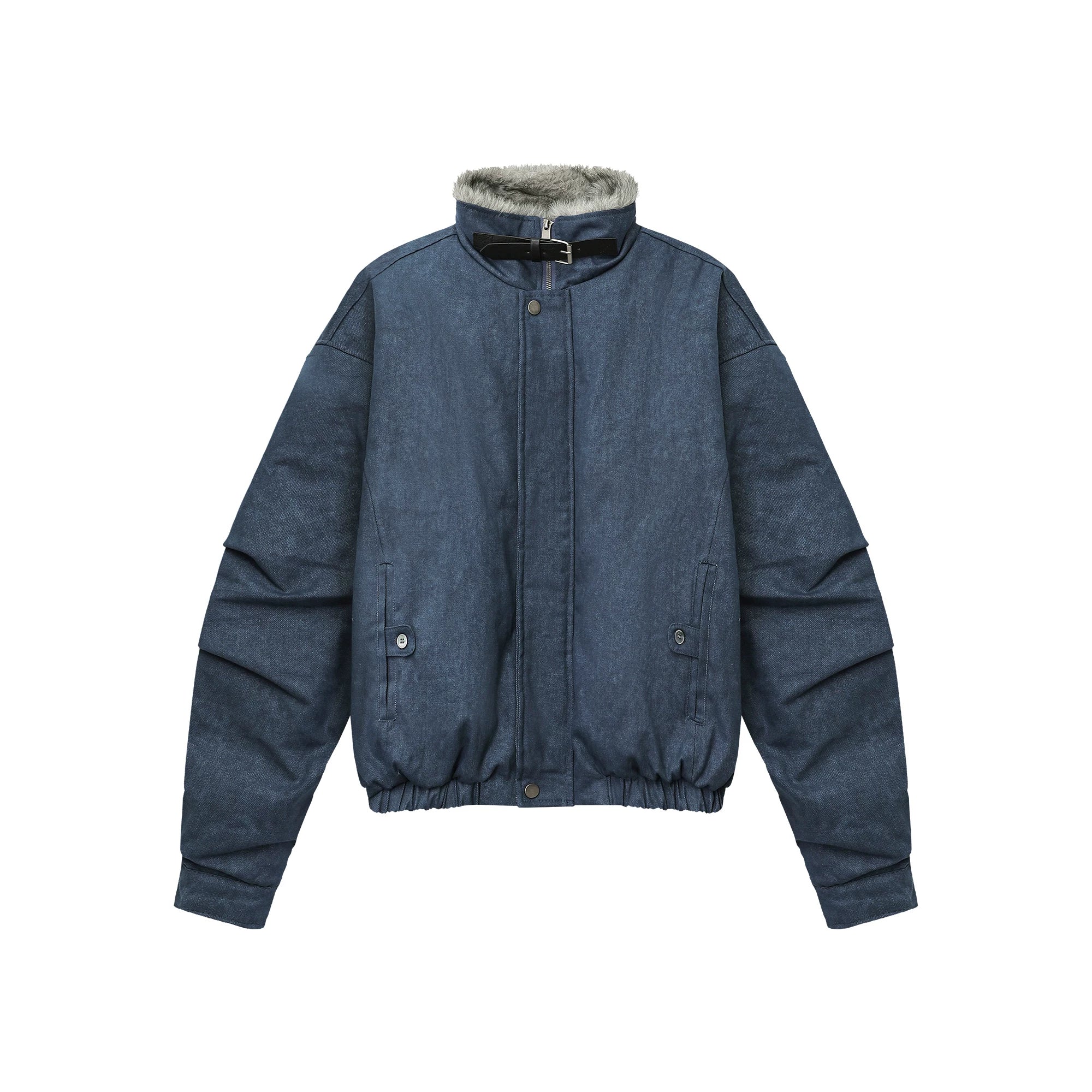 White duck down seat mountain down jacket lining imitation rabbit down heattech original color texture hard core outwear  SIN0855