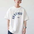 American casual short sleeve t-shirt - men's loose fit, 100% cotton, letter print  SIN087