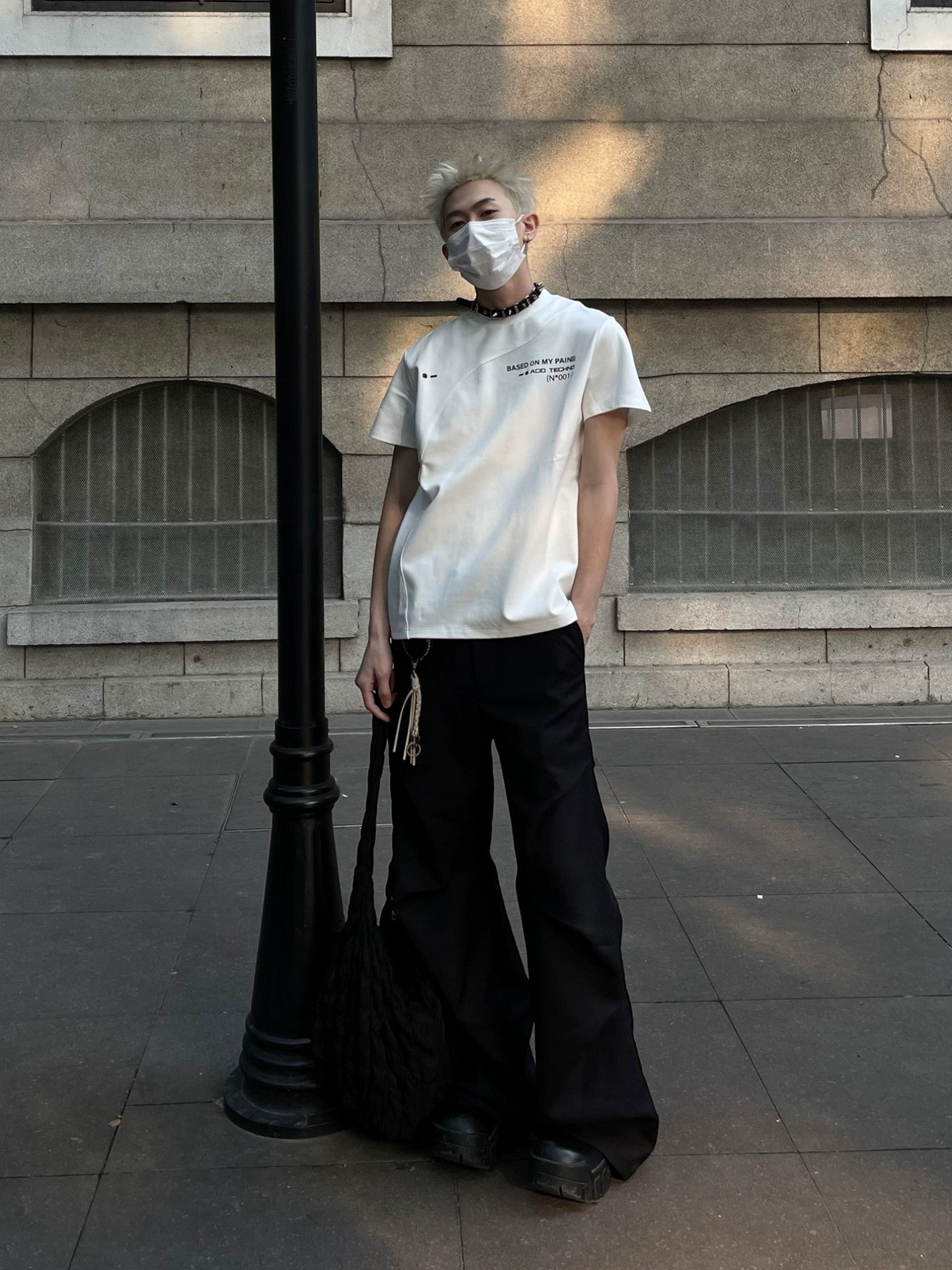 [Max Dstr] BOX FIT GRAPHIC PANEL TEE st2072