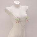 Original Design Summer Cherry Bell Charm Necklace Accessory-sinclub67