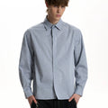Striped long-sleeved shirt high-end casual inner bottoming shirt WY040