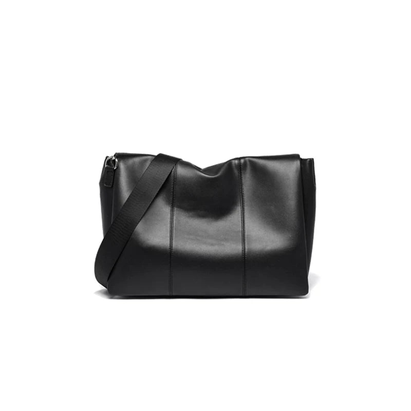 Men's commuter bag - minimalist, unique, high-capacity tote bag - designer casual messenger bag - shoulder & crossbody bag