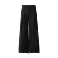 American retrocleanfit pleated silhouette scimitar trousers men's trendystraight-leg slightly flared vibecasual pants  sinclub6431