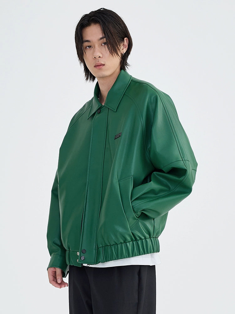 American high street retro leather jacket men's trendy brand Maillard motorcycle leather jacket