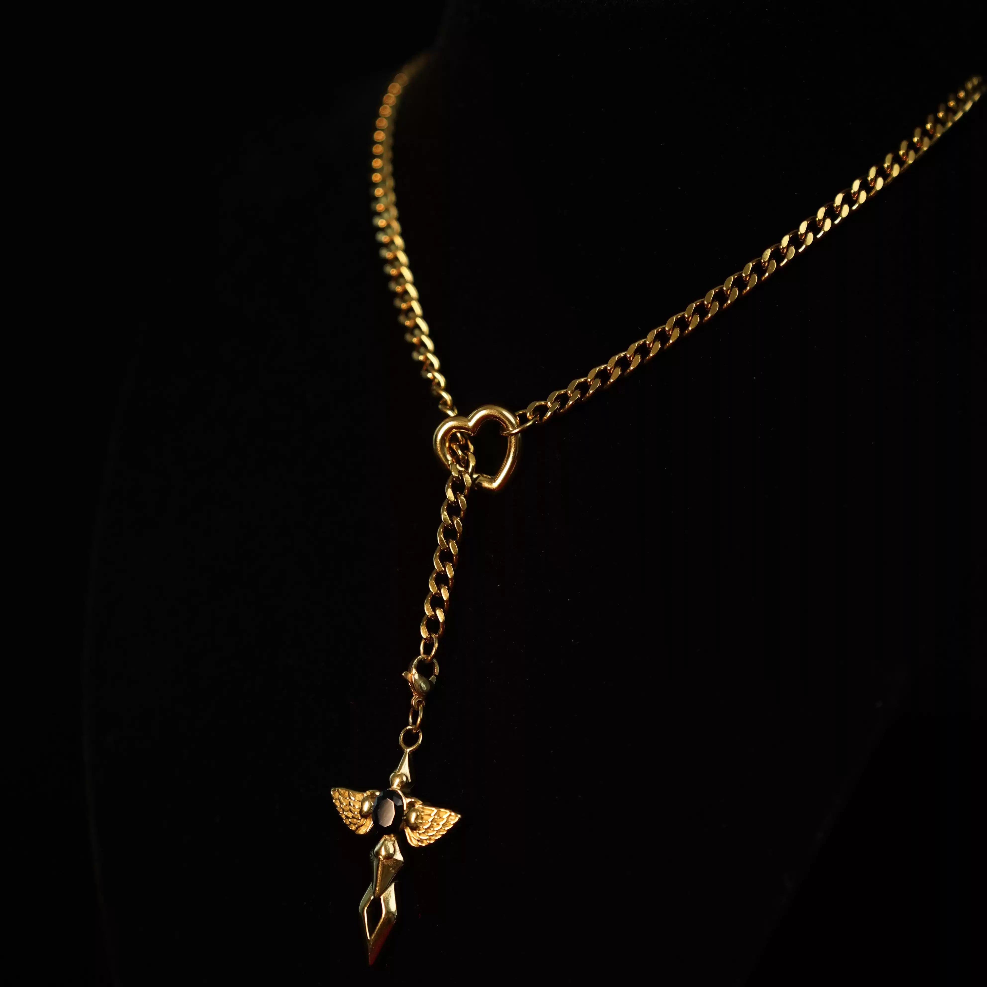 Angel Sword Collarbone Chain Accessory Necklace WY062