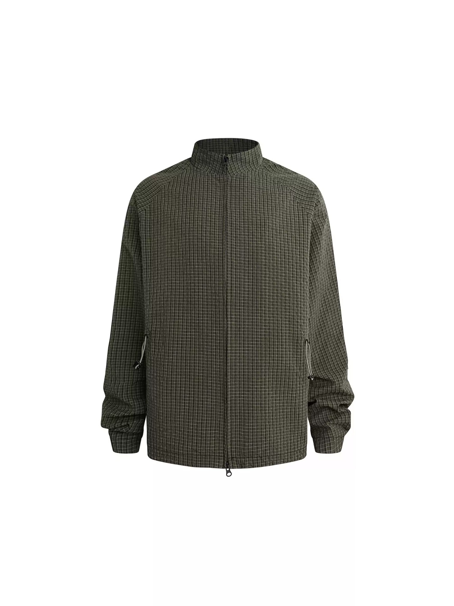 [DIMC] MESH TEXTURE HOODED JACKET st5021