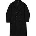 Wool coat men's medium and long autumn and winter Korean loose and high-end thickened trench coat woolen coat