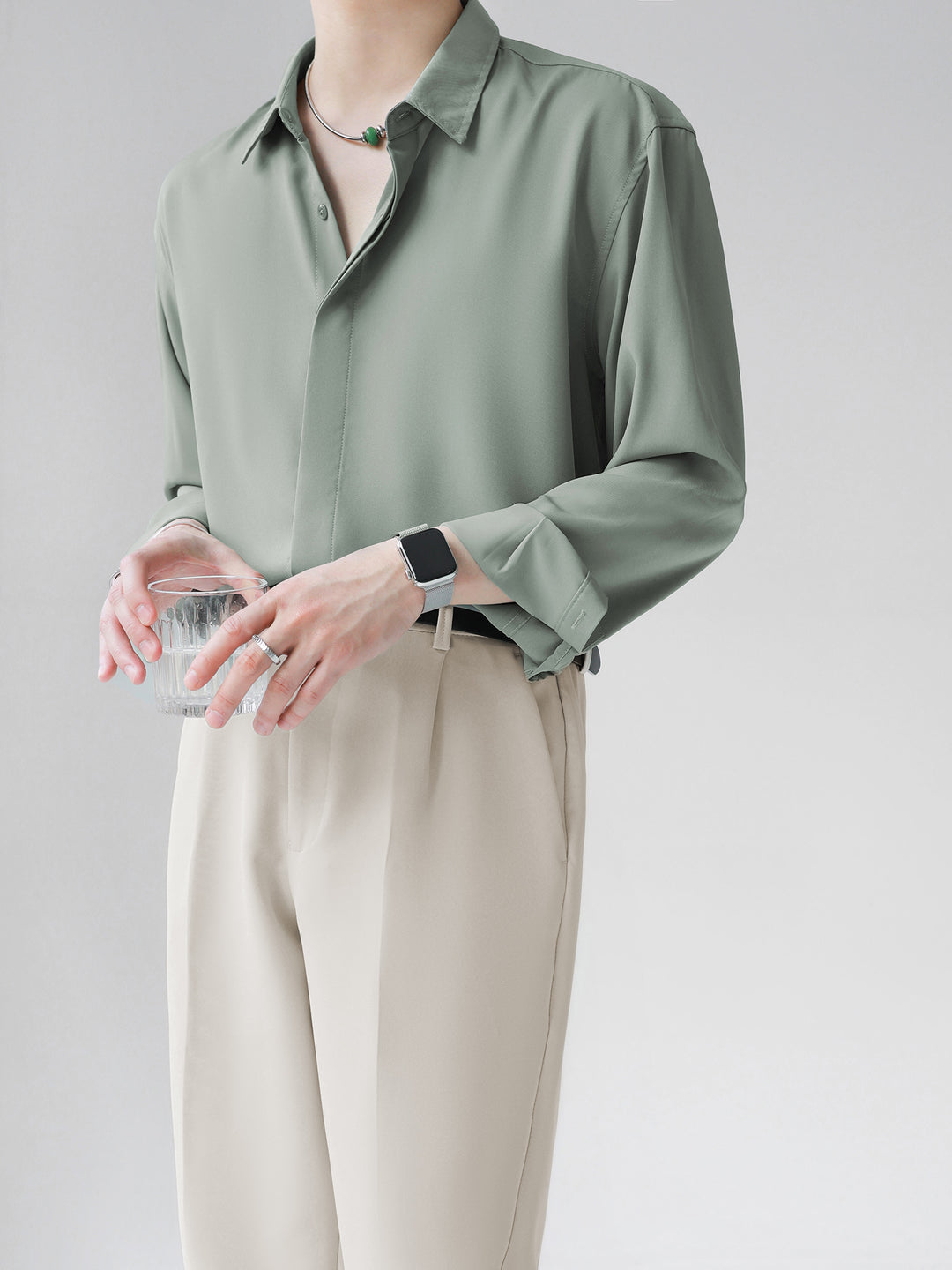 [HOHO] Simple Design Shirt st1120