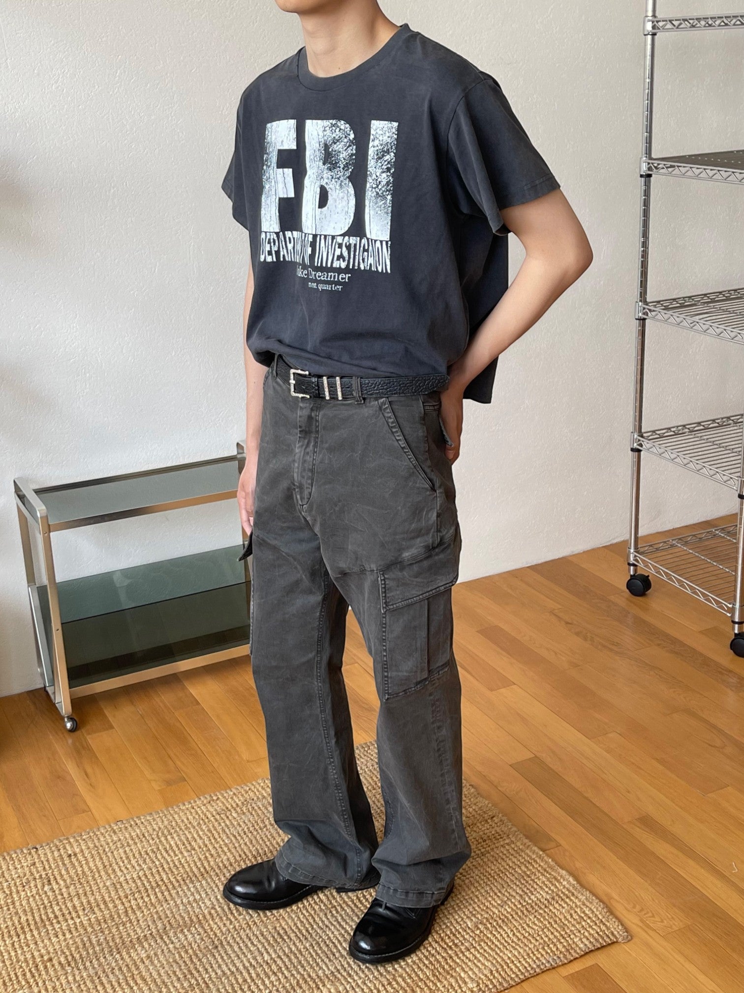 [FDM] DYED WAVE MULTI-POCKET CARGO TROUSERS st5027