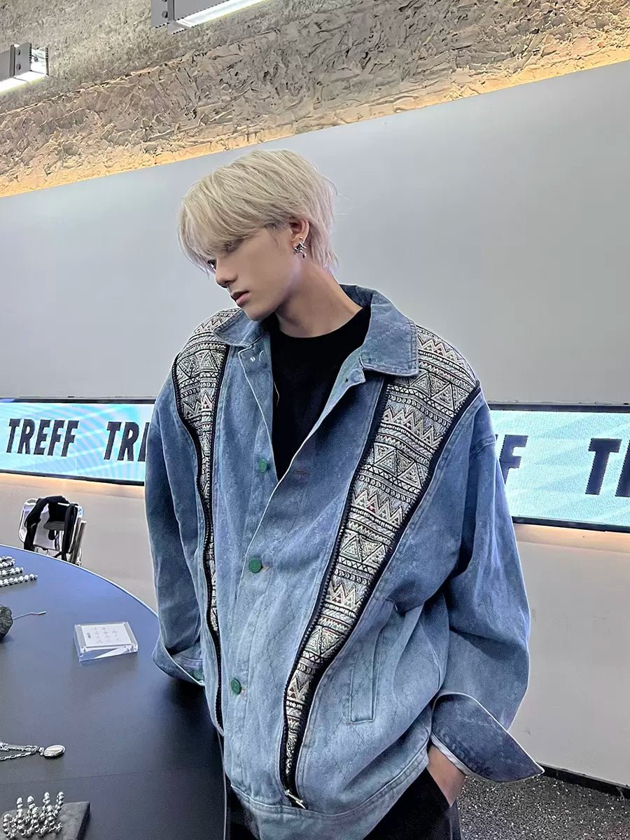 washed denim jacket sinclub0258
