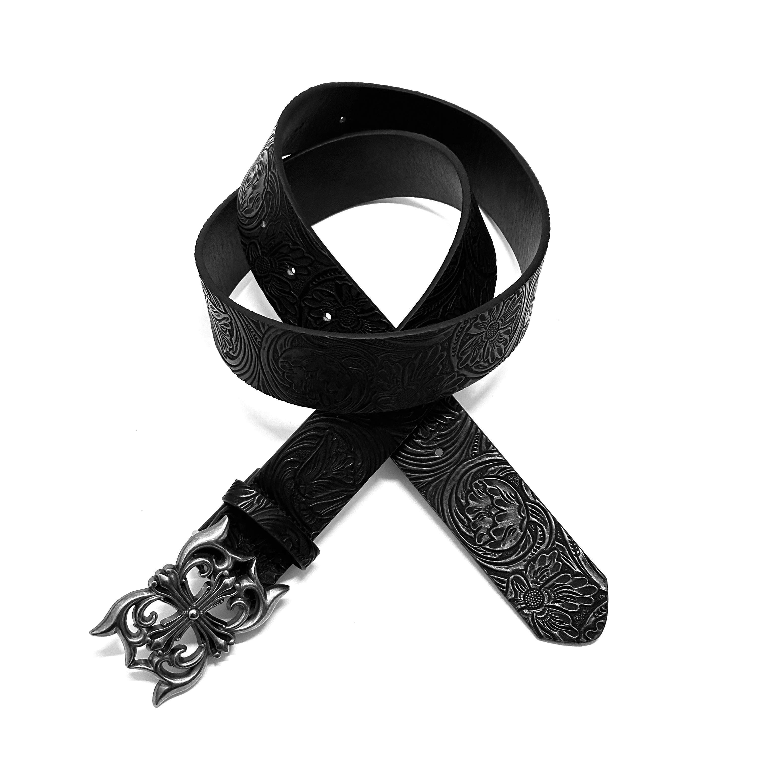 Medieval dark style cross belt rivet belt punk style niche accessories
