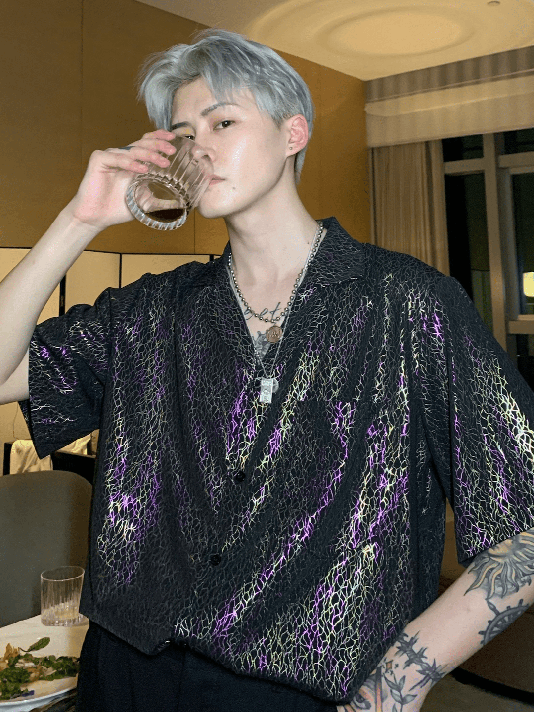 [CUIBUJU] high-end short-sleeved shirt st1795