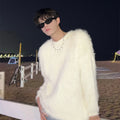 [HOZI] Round Fur Knit st1535