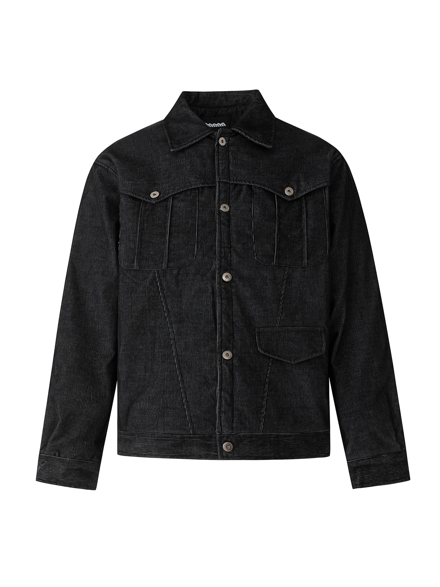 Retro style ruffian handsome tooling jacket men's autumn and winter thickened loose coat Korean commuter style wear