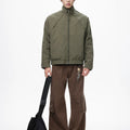 Jacket Men's Short Stand-up Collar Splicing Jacket Outdoor Loose Jacket WY076