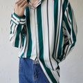 [DAZIONSED] STRIPE LONG SHIRT ST1135