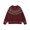 Vintage Jacquard Sweater Couple Sweater SIN0996