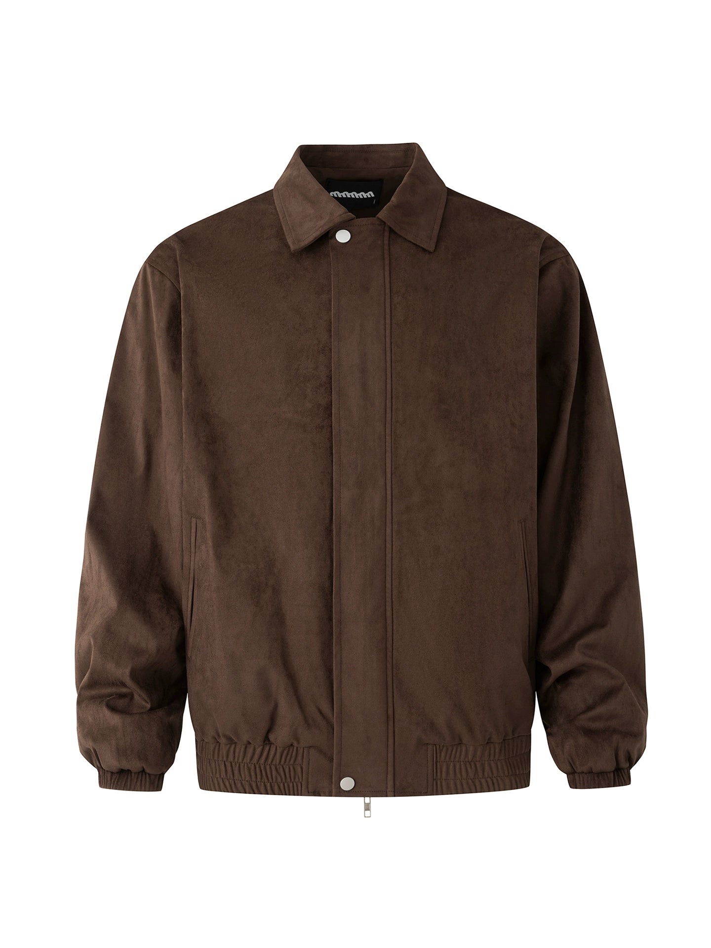 Suede lapel short jacket men's winter loose thickened jacket Korean commuter style wear