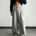 Old money style casualstripes pleated trousers light khaki classyretrowork clothingloosecasual pants sinclub2466