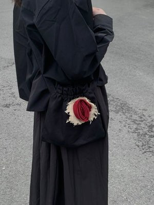 rose drawstring small messenger bag st1807