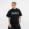 Gradient Script Graphic Tee-sinclub09