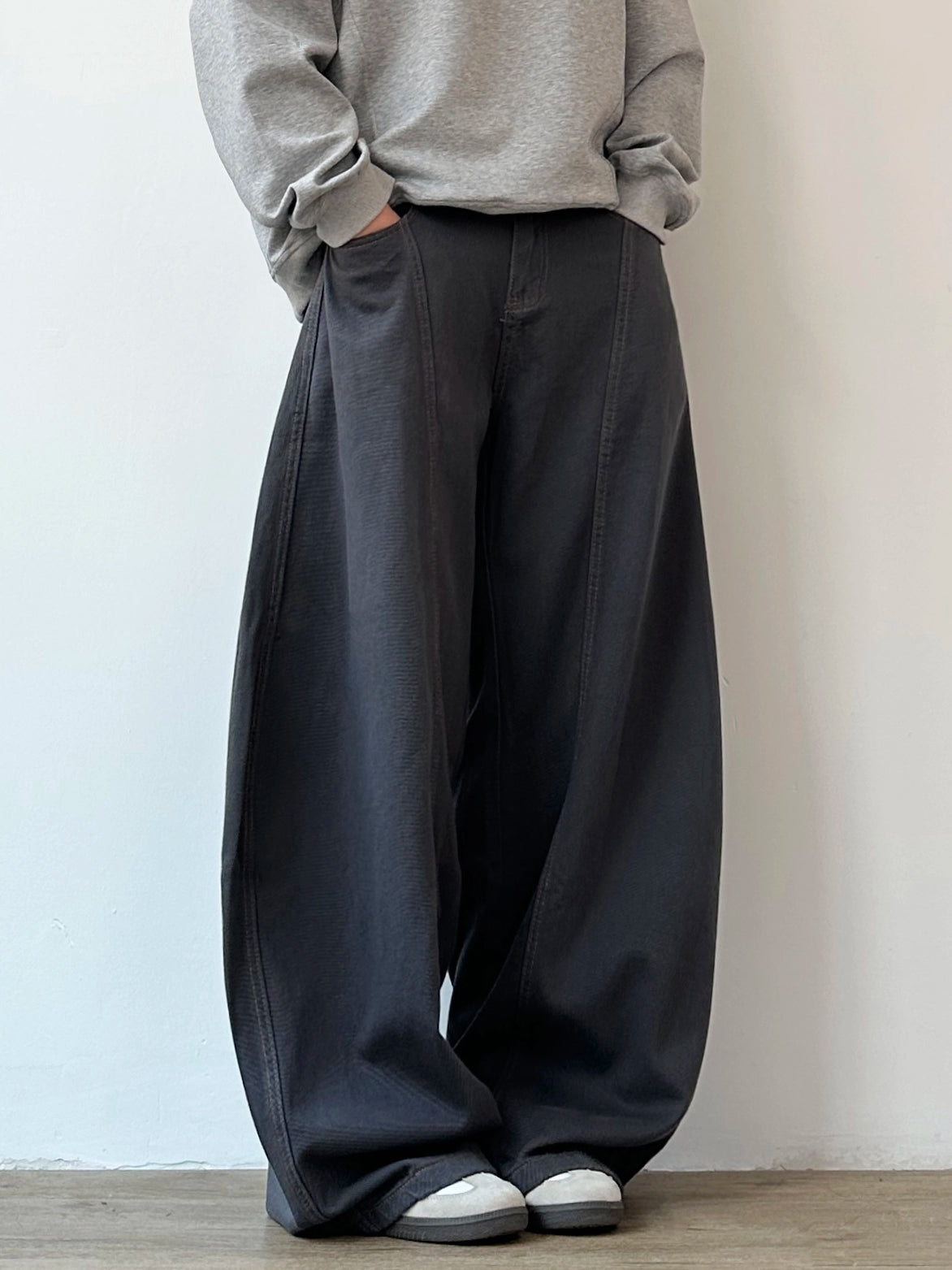 Washed old grey jeans SIN0917