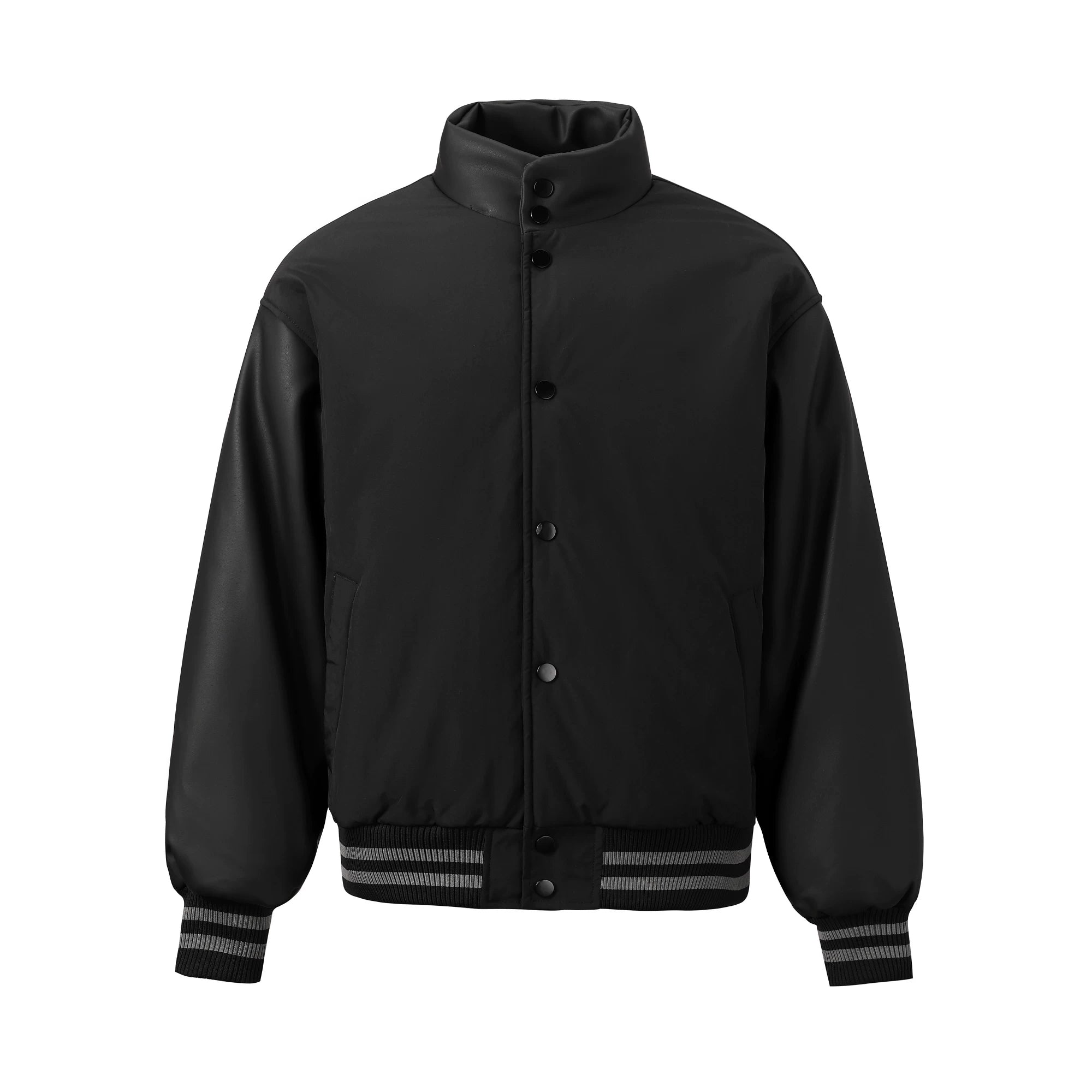 Retro american short cleanfit version thickened cotton baseball jacketoutwear SIN0829