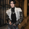 Trendy brand jacket for men - new spring/autumn collection - men's apparel with skull print, ins-style design, and retro vibe  sinclub1903