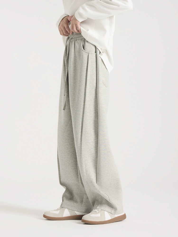 Wuyu 25cleanfit autumn and winter loose simple sweatpants scimitar silhouette casual pants