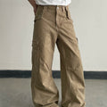 Distressed vintage american work pants - relaxed fit, clean & casual style for men and women sinclub0665