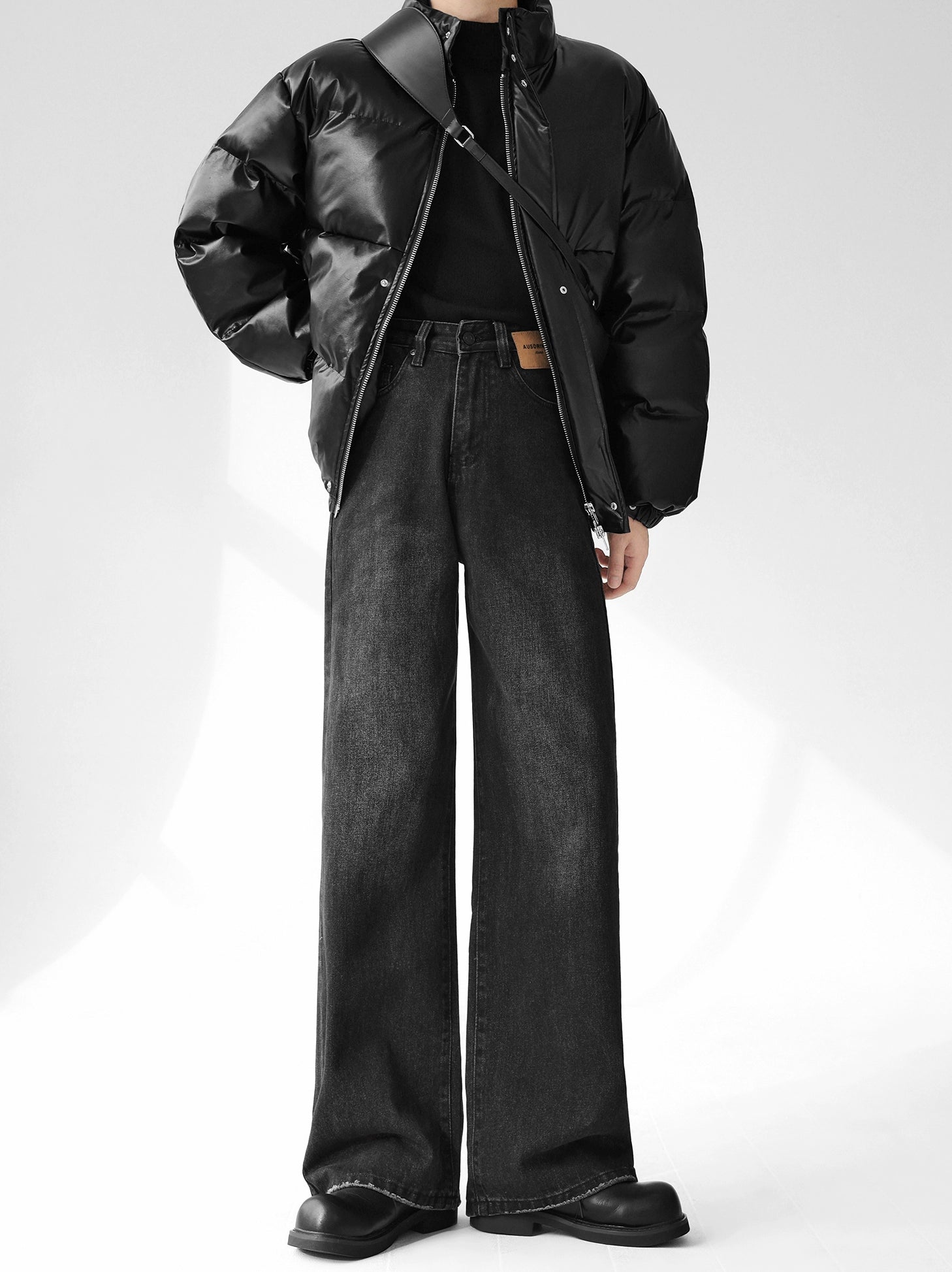 High-end old straight jeans SIN0928