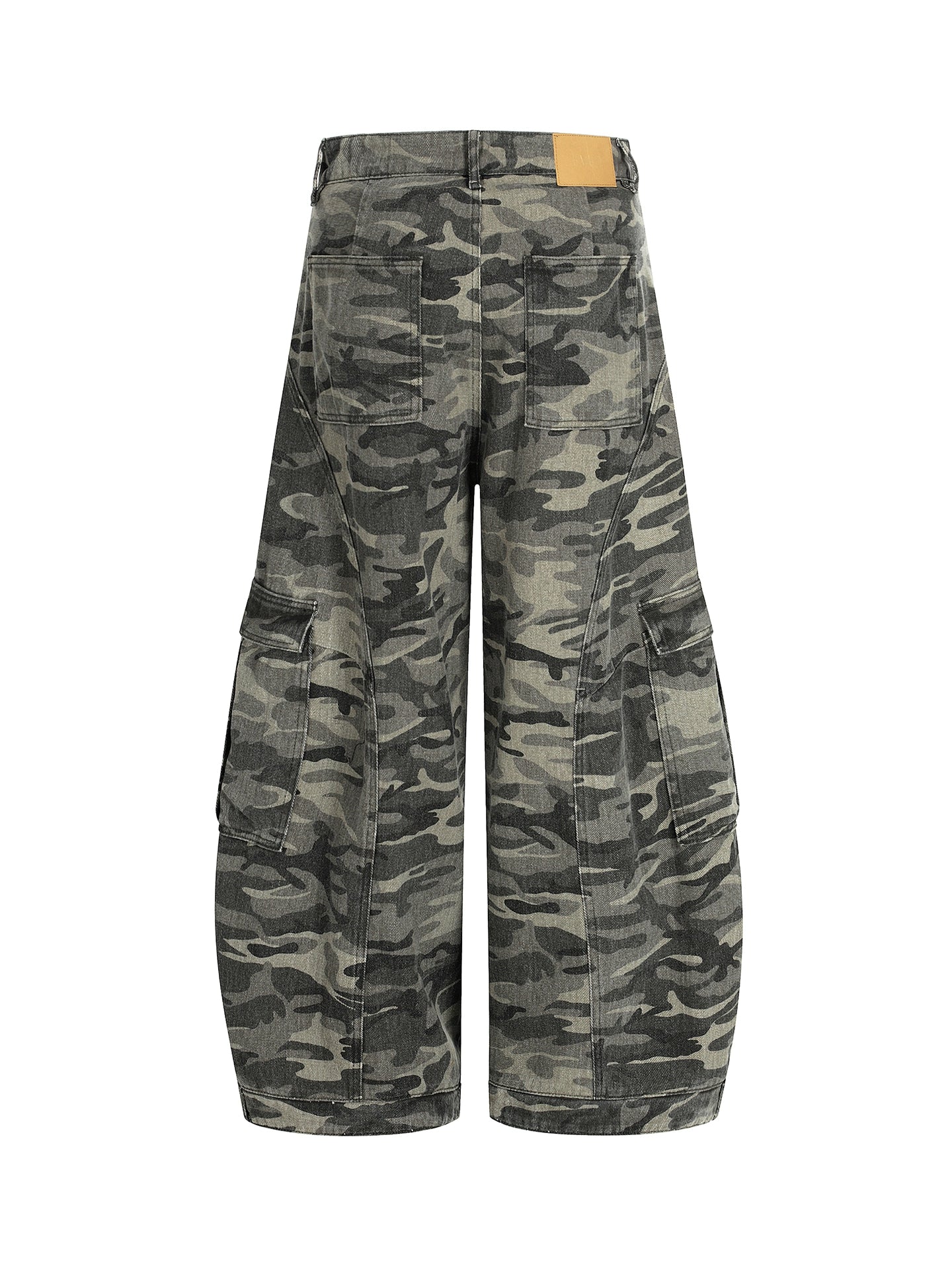 American retro multi-pocket overalls SIN0907